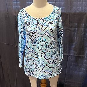 Three-quarter sleeve Cotton sweater